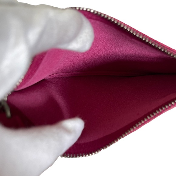 ***SOLD*** AKRIS | Authentic 100% leather Pink Medium Foldable Tote Star Bag - Picture 10 of 15